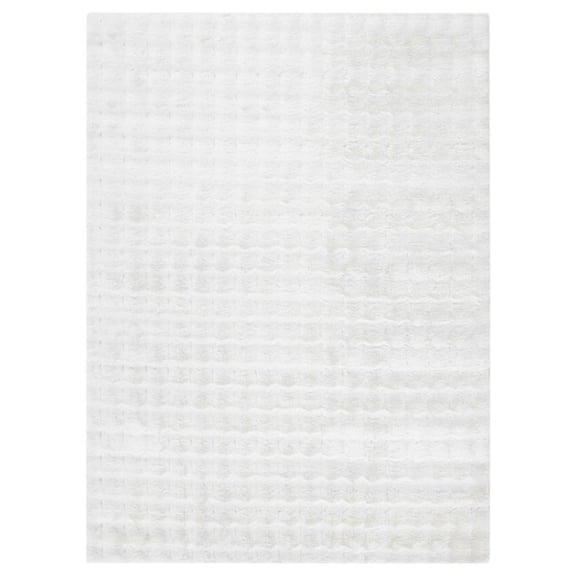 United Weavers Lavish Bubble Area Rug 150 25099 Lush White, 2' x 3'