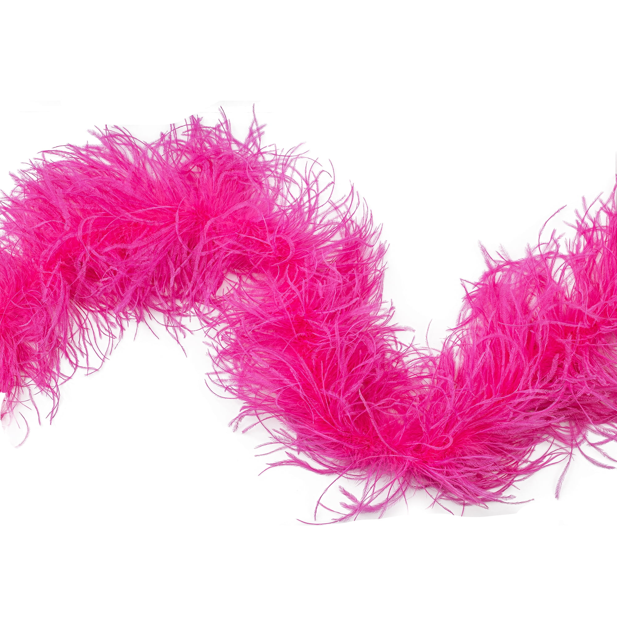 Zucker Feather Products Two-Ply Ostrich Feather Boa - Shocking Pink