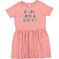 thumbnail image 3 of Inktastic Happy Birthday Daddy Girls Toddler Dress, 3 of 5
