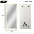 thumbnail image 6 of 20" x 47" Vanity Mirror, Gold, 6 of 11