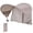 Beige_1Pack, variant on XL Universal Chair Canopy Umbrella, UPF 50+ Foldable Sun Shade Attachment with Adjustable Clamp, Fits Most Brands’ Beach, Camping, Lawn, Tanning, Zero Gravity, Lounge & Fishing Chairs