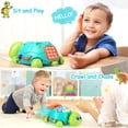 thumbnail image 2 of Juguete Musical Turtle para bebés bilingüe de 6 a 12 meses con luz y música, 2 of 6
