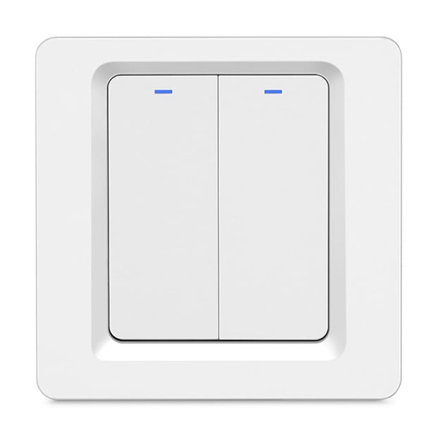 Inteprter Interruptor de botón, ligero, inalámbrico, Control de voz, tres bandas, interruptores de luz, dispositivo de iluminación para sala de Electrodomésticos Tipo de llave bidireccional Inteprter HA064951-03