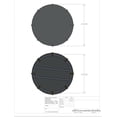 thumbnail image 2 of 45” Turret Hole Slantback Cover, Reinforced Steel, Black, fits Military Humvee, 2 of 3
