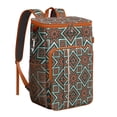 thumbnail image 1 of Chic 20L Cooler Backpack - Insulated Leakproof Lunch Bag for Work, Travel & Outdoor - Fashionable Geometric Print & High-Capacity Storage, 1 of 6