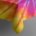 thumbnail image 5 of Colorful Tie Dye Pattern Square Tablecloth,Waterproof Square Table Cover,Wipeable Spillproof Washable Table Cover for Home Kitchen Party Decor 42"X42"(107x107cm), 5 of 6