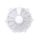 thumbnail image 1 of HNUIX, tamaños variados, puntas para decoración de uñas blancas, medias perlas, cuentas 3d para uñas, decoración de diamantes de imitación, suministro de manicura para salón de belleza DIY Tan Jianjun unisex, 1 of 2