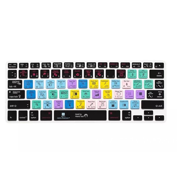 Illustrator Ai English Shortcuts Hot Keys Keyboard Skin Cover Protector For Macbook Air 13 And Macbook Pro 13 15 17 Walmart Com Walmart Com Illustrator Ai English Shortcuts Hot Keys Keyboard Skin Cover Protector For Macbook Air 13 And Macbook Pro 13 15 17 Walmart Com Walmart Com