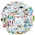 thumbnail image 2 of 35pcs Cartoon Stickers Children Stickers Dentist Stickers Tooth Stickers Kids Stickers for Laptops Notebooks Suitcases, 2 of 9