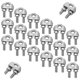 thumbnail image 1 of unbranded 24Ud Abrazadera De Cuerda De Acero Inoxidable Para Uso En Tiendas Y Ropa, 1 of 8
