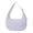 Purple, variant on Puffer Crescent Shoulder Bag For Women Nylon Quilted Purses Lightweight Puffy Handbags Small Adjustable Strap Bag