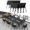 BlackB 47.2in, variant on Lrxmastery Folding Conference Table, Commercial Training Desk with Lockable Casters, Sturdy Steel Frame for Classroom & Meeting Room, 2Pack