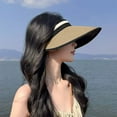 thumbnail image 6 of Under $1 PEONAVET Beach Hat Sun Hat for Women with Sun Protection Is Suitable for Outdoor Use Such As Beach and Camping, 6 of 6