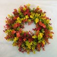 thumbnail image 4 of Guirnalda De Eucalipto De Otoño, Casa De Campo, Colgante De Puerta Delantera, Adorno De Otoño, Decoración De Navidad Para Decoración Para Fiesta De Boda Monstrate HA038346-00, 4 of 6