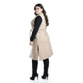 thumbnail image 3 of Chaleco largo con textura Roman Fashion Talla Extra 2056 Cafe, 3 of 6