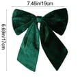 thumbnail image 3 of Nœuds de Noël en Velours pour Arbre et Décoration de Fenêtre - Ornements de Fête Rouges et Verts avec Cordon Suspendu, 3 of 6