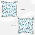 thumbnail image 3 of Haiem Cool Giraffe Print Velvet Soft Solid Decorative Square Throw Pillow Covers Set with Elegant Piping Christmas Cushion Case for Sofa Bedroom Car-18"x18", 3 of 8