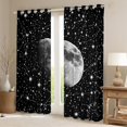 thumbnail image 2 of Castle Fairy Psychedelic Constellations Black Out Curtains for Female Men Women,Universe Galaxy Mooon Curtains Pack of 2 (42x63 Each),Starry Sky Bedroom Curtains,Ultra Soft Home Decor, 2 of 6