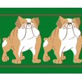 thumbnail image 3 of IBA Indianbeautifulart Green Bull Dog Printed Ribbon Trim 9 Yards Velvet Fabric Laces For Crafts Sewing Accessories 3 Inches, 3 of 4