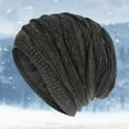 thumbnail image 2 of Hat for Women Mens Hats Winter Hat Warm Knit Hats Soft Thick Cute Knitted Cap for Cold Weather, 2 of 3