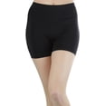 thumbnail image 2 of ToBeInStyle Women's Pack of 6 Seamless Pinstripe Long Boyshorts, 2 of 6
