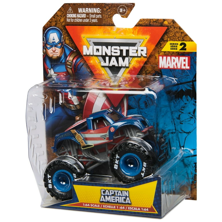 Monster Jam, Marvel Official Captain America Monster Truck