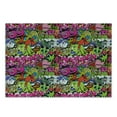 thumbnail image 2 of Urban Graffiti Cutting Board, Arrow Pierced Bubbly Hearts and Skull Detailed Sharp Edged Shapes Street Art, Decorative Tempered Glass Cutting and Serving Board, in 3 Sizes, by Ambesonne, 2 of 5