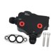 thumbnail image 5 of Adaptador del enfriador de aceite del motor,Kit adaptador para enfriador de aceite de motor y adaptador de termostato,Conector del enfriador de aceite y puertos NPT de 1/8".,Placa intermedia, 5 of 10