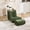 Green, variant on Homefun Lounge Chair with Ottoman,Modern Bean Bag Floor Chair with Non-Slip Base,Soft Chenille Reading Chair,No Assembly Required,Beige