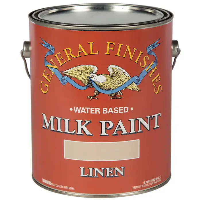 1 Gal General Finishes GLI Linen Milk Paint Interior / Exterior Paint, Satin
