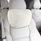 thumbnail image 1 of Almohada para el cuello del coche Almohada para reposacabezas del coche Universal, Ergonómica, Accesorios para viajes de conducción para automóviles Beige, 1 of 8