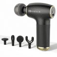 thumbnail image 1 of Mini Massage Gun with Brushless Motor Portable Handheld Deep Tissue Massager, Light & Palm-Size & Quiet, Black, 1 of 10
