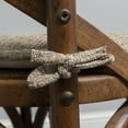 thumbnail image 5 of Sweet Home Collection Aria Memory Foam Non-Slip Chair Pad with Ties Grey Set of 2, 5 of 5