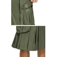 thumbnail image 2 of Men's Kilt Camo Scottish Utility Kilt, 25" Mens Kilt, Irish Highland Hybrid Kilts with Pockets, 2 of 6