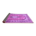 thumbnail image 2 of Ahgly Company Indoor Rectangle Medallion Purple Traditional Area Rugs, 4' x 6', 2 of 4