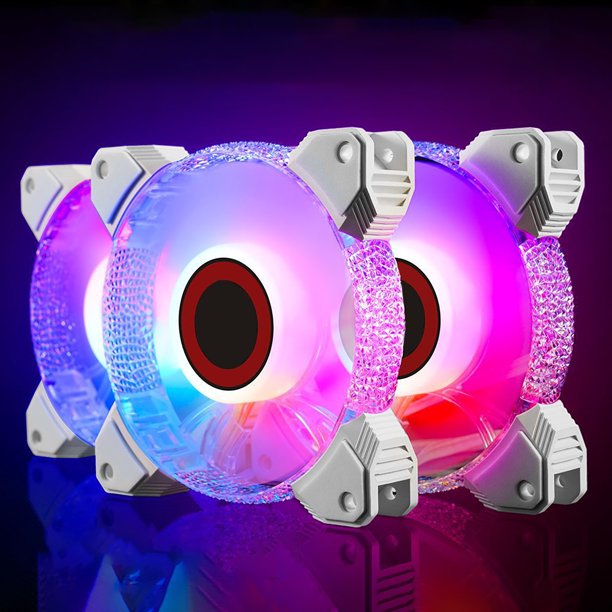 Cooling Fan Fast Cooling Antivibration Cool ARGB Light 7blade 12cm