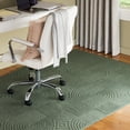 thumbnail image 4 of TOWN & COUNTRY EVERYDAY Stone Geo Curve Soft Felt Everwash®, Machine Washable Area Rug with Non-Slip Backing, Geometric Rug, Sage Green, 6'6"x9'2", 4 of 11
