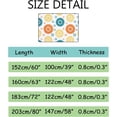 thumbnail image 2 of SKYSONIC Area Rug Circles Pattern Nursery Rug Floor Mat Kids Playing Mat for Living Room Bedroom, 63x48 in, 2 of 6