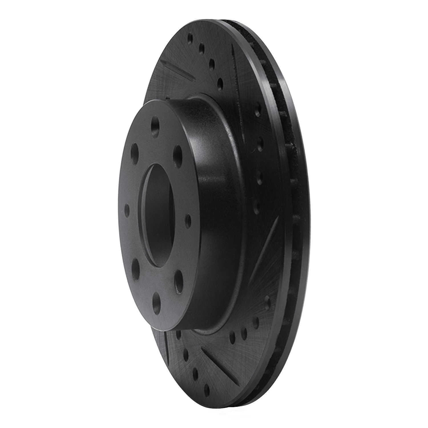 Dynamic Friction Company 633-59005R DFC Brake Rotor - Drilled And Slotted - Black