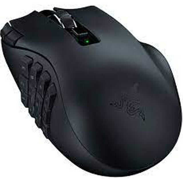 Ratón inalámbrico Razer Naga V2 Hipervelocidad ergonómico para juegos MMO 19 botones PROGRAMABLES