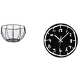 thumbnail image 1 of Cesta De Alambre Para Guardar Huevos, Cesta Tejida De Alambre De Hierro, Cesta Rústica Para Frutas Y Verduras, Reloj De Pared Acrílico, Moderno, Silencioso, Minimalista, Decorativo, Para, 1 of 8