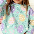 thumbnail image 7 of Girls Long Sleeve Sweatshirt Toddler Bunny Ear Floral Pullover Kids Casual Crewneck Tops Daily Playwear Comfortable Spring Easter Clothes for Teen, 7 of 7