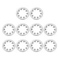 thumbnail image 1 of 10Pcs SAE 7/16" 304 Stainless Steel Internal Tooth Lock Washer, 1 of 6