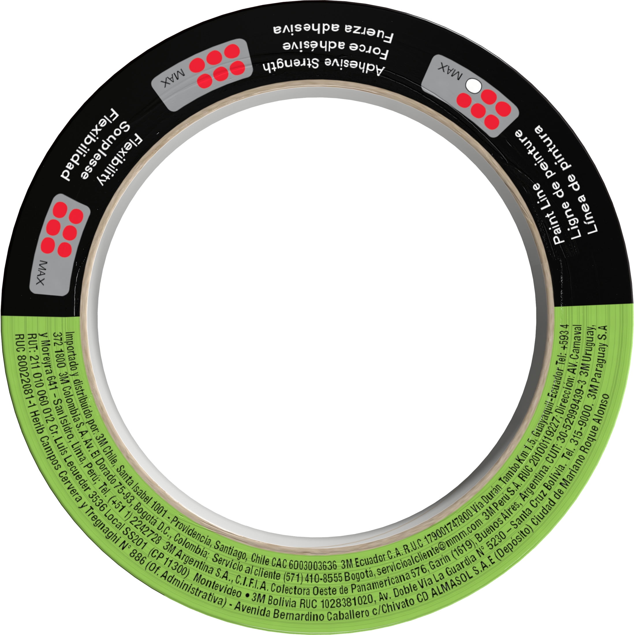 (2 pack) 3M Automotive Performance Masking Tape 03431, 18 mm x 32 m, 24/Case