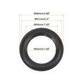 thumbnail image 2 of Unique Bargains Rubber Speaker Foam Edge Surround Rings 2.5 Inch 42mm x 68mm Subwoofer Rings for Repair or DIY Black 2 Pcs, 2 of 5