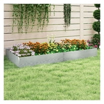 FASCK 6-Pack 20FT Galvanized Metal Landscape Edging, Lawn Garden Border for Yard Flower Bed Design