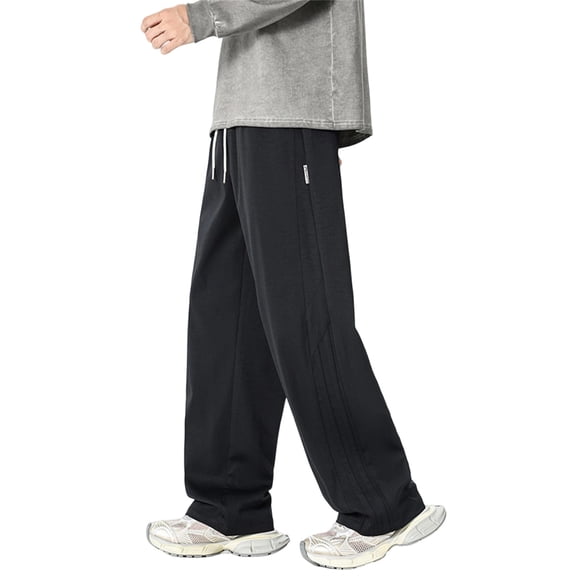 Men's Sweatpants Elastic Waist Straight Leg Sweatpants Jogger Running Pants Men Athletic Pants