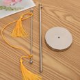 thumbnail image 2 of Office Desk Flag Rack Metal Table Flag Rack Telescopic Flagpole Flag Rack (Metal + Stainless Steel Base), 2 of 8