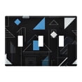 thumbnail image 2 of Dailycode Light Switch Plate Covers 2 Gang Wall Plate Plastics Outlet Covers for Kitchen Home Office Decor Irregular Triangle Lines, 2 of 8