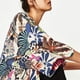 thumbnail image 5 of Mujeres Chifón Playa Kimono Mariposa Aves Hojas Impresión Frente Abierto Loose Thin Bikini Cove Abanopi Kimono de mujer, 5 of 7